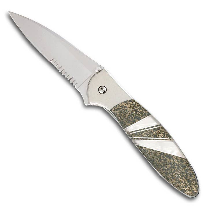 Santa Fe Stoneworks - Vente Couteau de poche/étui - Kershaw Couteau à bijoux poireaux - Combo