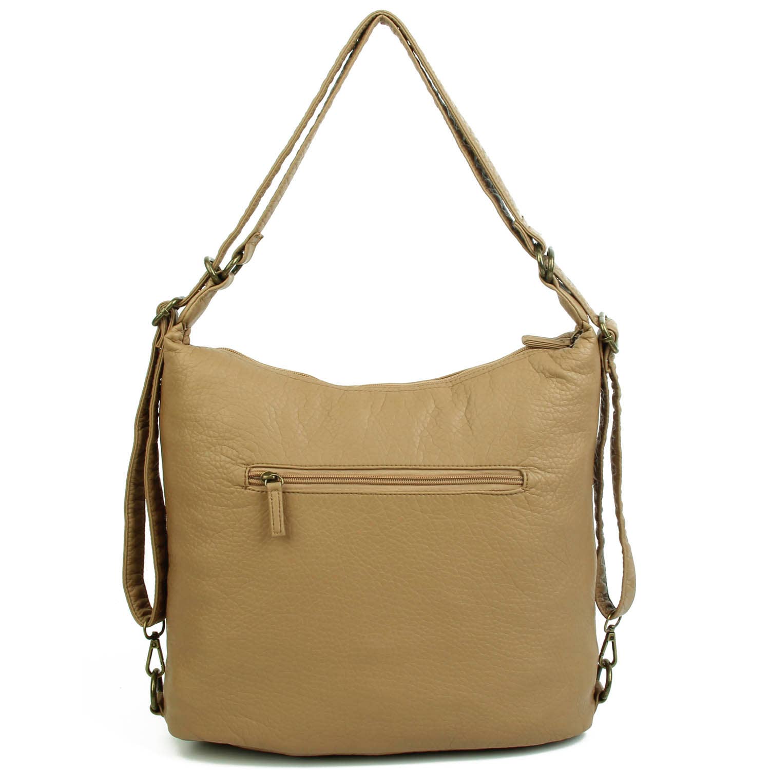 AMPERE CREATIONS - Wholesale Backpack - Women's - Convertible Soft Vegan Leather 3 in 1 Crossbody Backpack Bag1