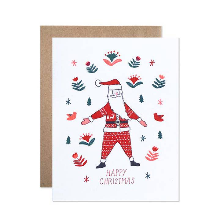 Holiday / Happy Christmas set of 8 for wholesale by Hartland Cards