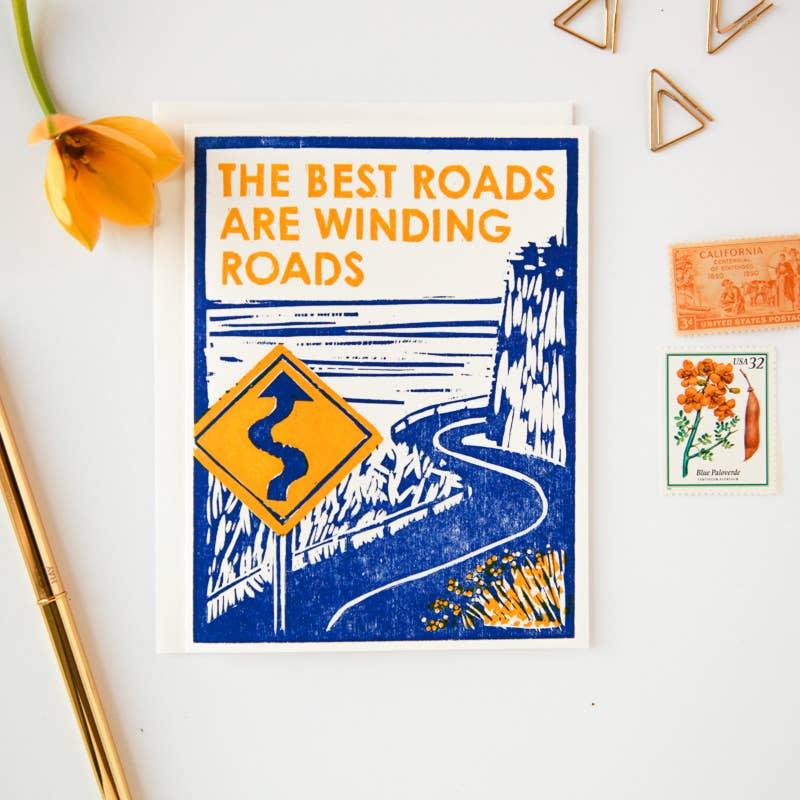 Heartell Press - Wholesale Everyday Greeting Card - Winding Roads Everyday Inspiration Card1