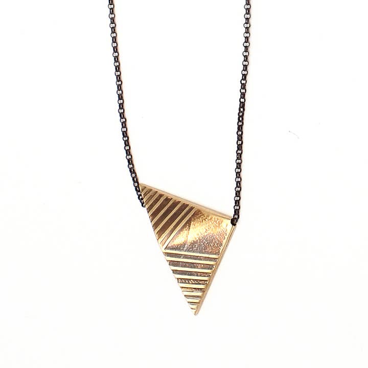 Mountain Tri Bronze for wholesale by Gina Rios Jewelry
