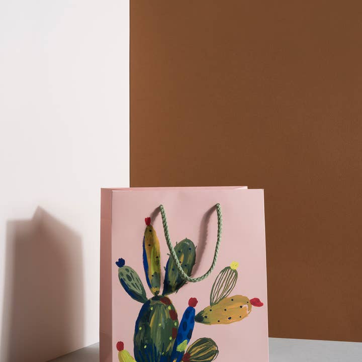 Red Cap Cards - Wholesale Gift Bag - Cactus Rose gift bag1