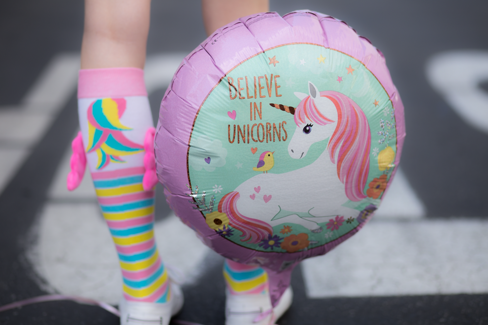 Moosh Walks - Wholesale Sokken - Kinderen - Billie eenhoorn sokken met 3D dierenstrepen, kinderen en volwassenen2