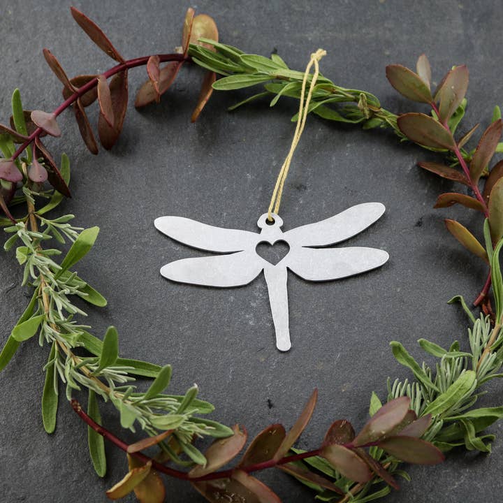 Iron Maid Art - Wholesale Ornament - Dragonfly Metal Holiday Gift Christmas Ornament2