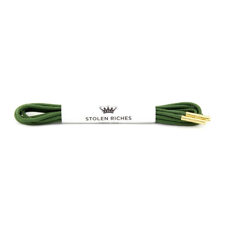 Stolen Riches - Wholesale Shoelaces - Men's - Moville Green - Dress Shoelace