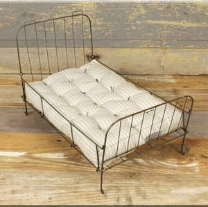 Antique Metal Folding Bed for wholesale by Honey and Me