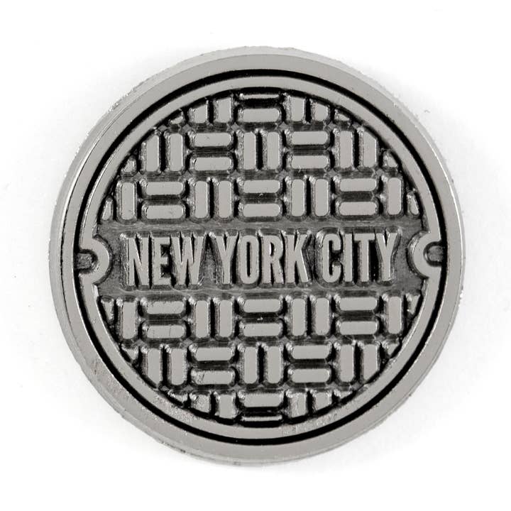 NYC Sewer Enamel Pin for wholesale by These Are Things
