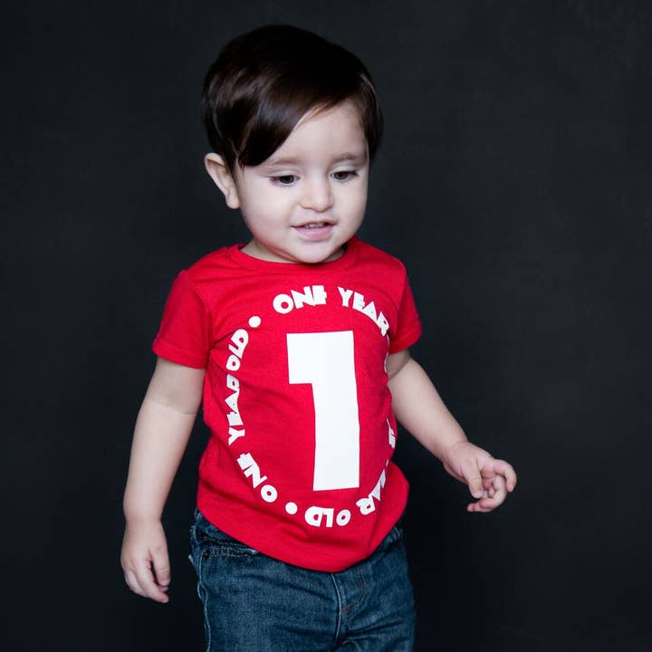 One Year Old Unisex Fit Tee for wholesale by The Talking Shirt