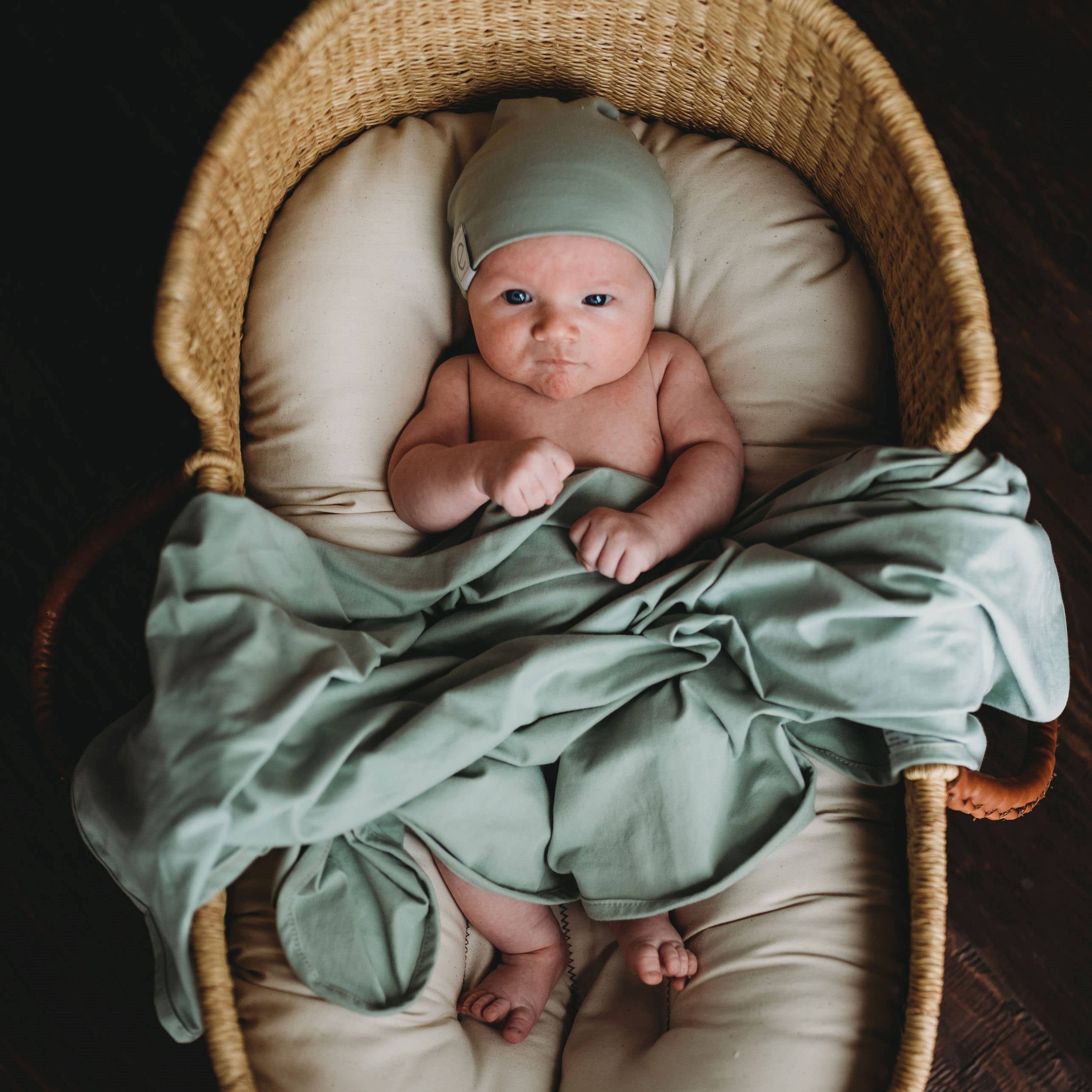 Ely’s & Co. - Wholesale Swaddle Set - Baby - Jersey Swaddle Blankets with 2 Baby Hats (variations)20