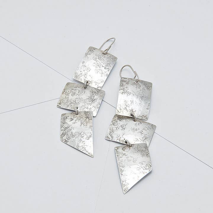 Emissary Earrings - Sterling Silver for wholesale by From The Reliquary