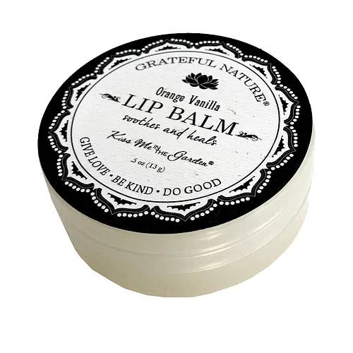 Grateful Nature Lip Balm for wholesale by Kiss Me in the Garden