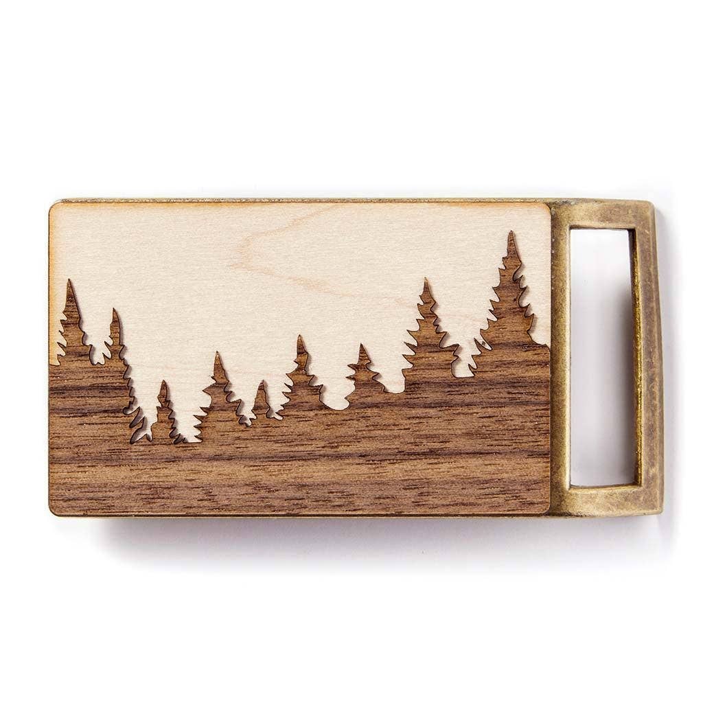 Treeline and Tide – wholesale Belt buckle – Unisex – Belt Buckle - Forest0