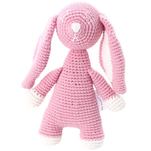 Ekologisk stoppad leksak - sömnig kanin rosa för wholesale av Our Green House