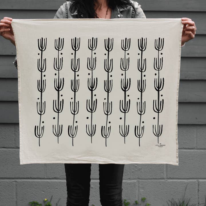 Saguaro | Organic Cotton Tea Towel for wholesale by Little Korboose