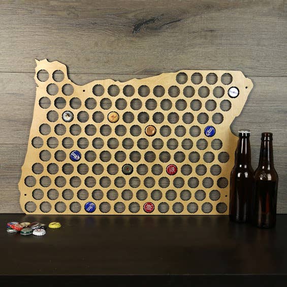 Torched Products - Wholesale Wall Accent - Men’s Gift State Beer Cap Map – Beer Cap Collector/Display96