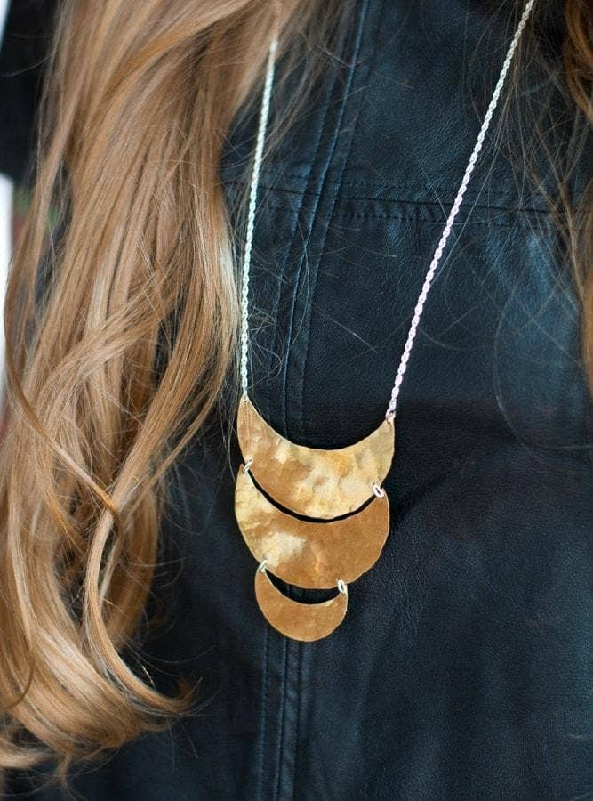 M.Liz Jewelry - Wholesale Pendant/Charm Necklace - Triple U-Moon Necklace1