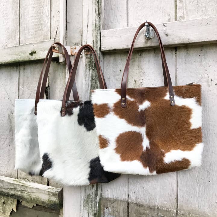 Hawks & Doves - Wholesale Tote Bag - Women's - Cowhide Tote Short