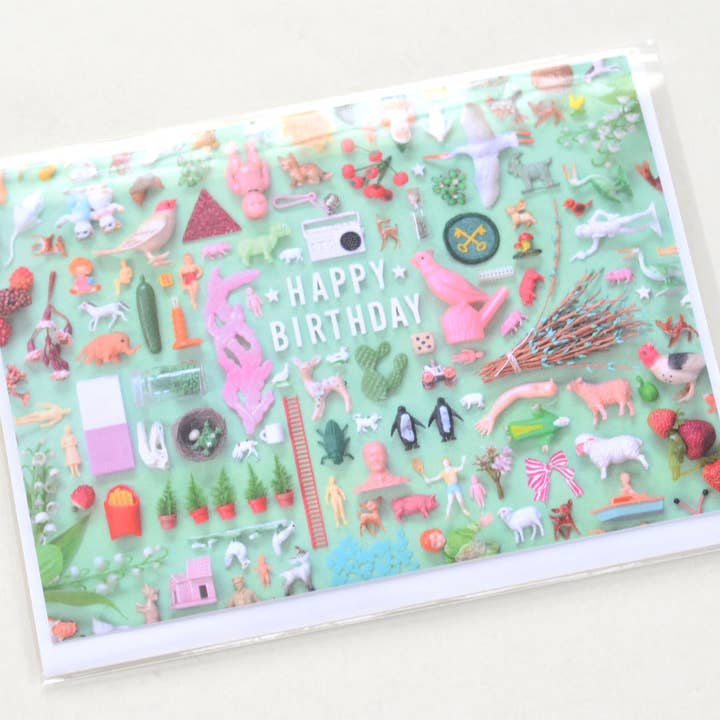 Imaginary Animal - Wholesale Birthday Card - Tiny Things Birthday Collection Greeting Card or Postcard