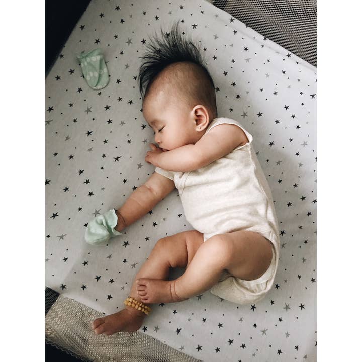 Ely’s & Co. - Vente Drap pour berceau/lit pour bébé - Pack et drap de jeu - Lot de 2 (variante)6