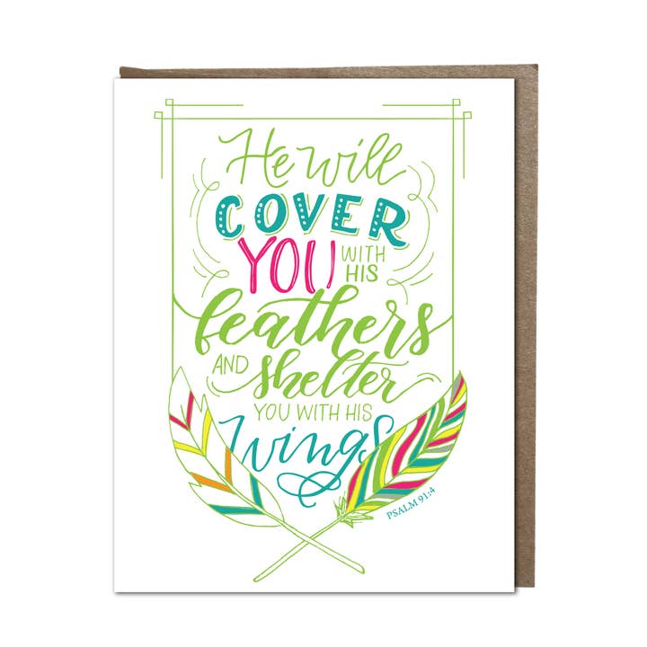 Feders-Karte für den Großhandel von Krystal Whitten Studio