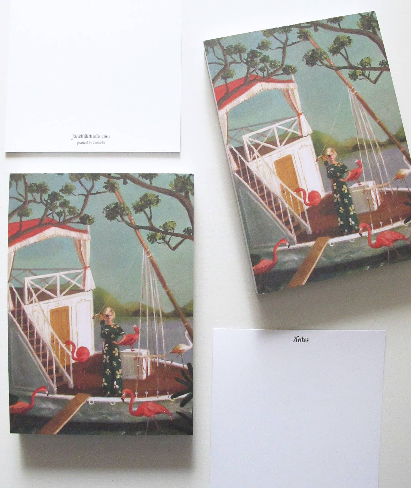 JANET HILL STUDIO - Wholesale Notepad - Pirate Penelope tear-way notepad0