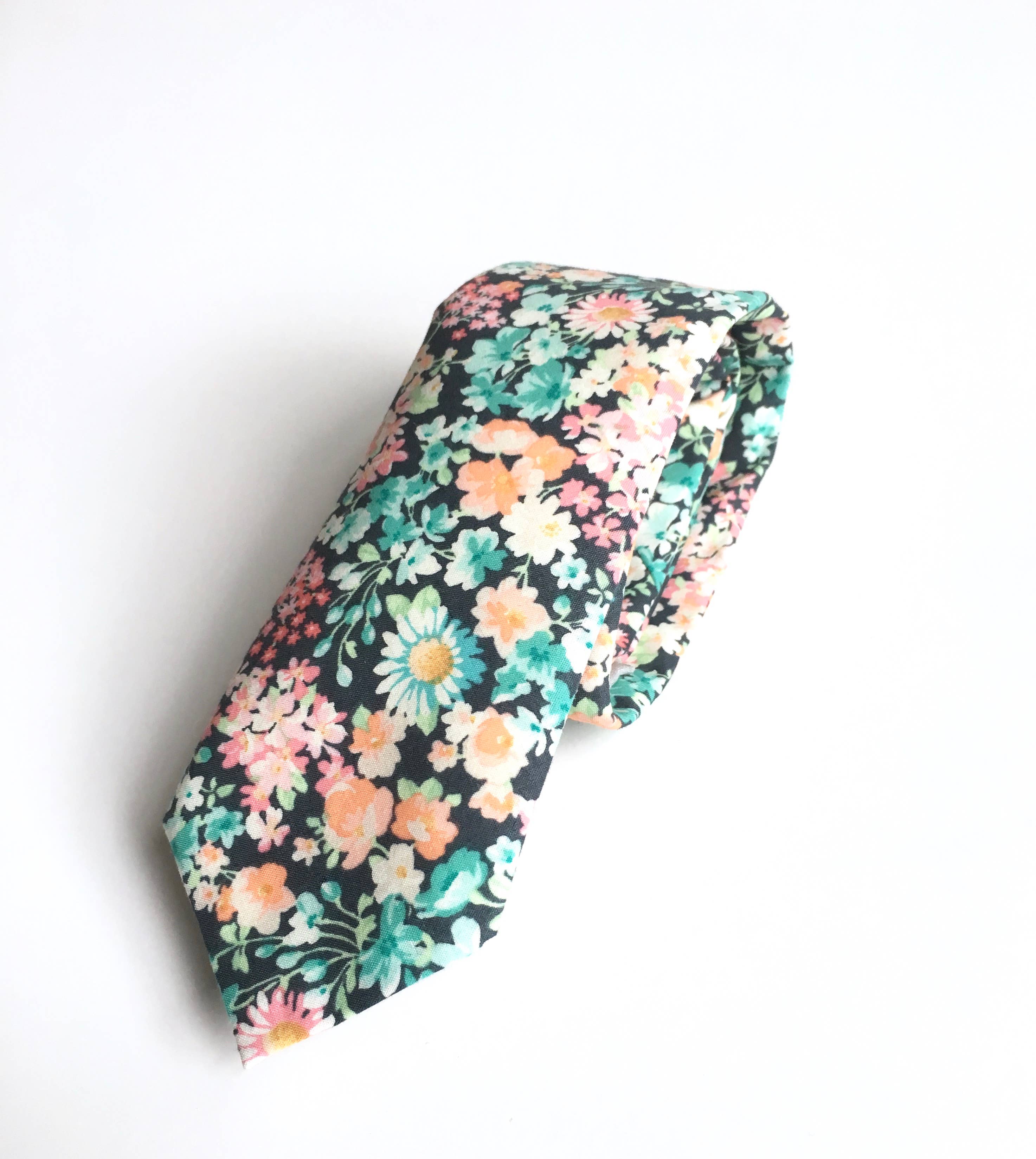 Lindsay Brook Designs - Wholesale Necktie - Men's - Agapanthus Floral Neck Tie3