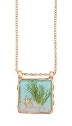 Shari Dixon – Colar pingente/pendente por atacado – Colar Sand Dune Gold Med Sq1