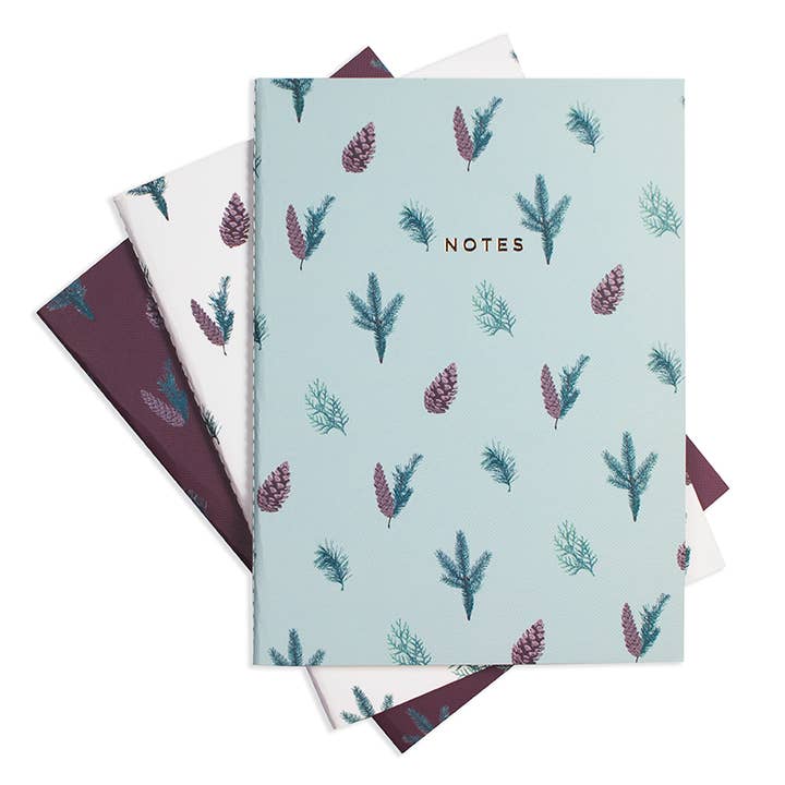 LOT DE 3 CARNETS DECK THE HALLS pour la vente par Hadron Epoch Design Studio
