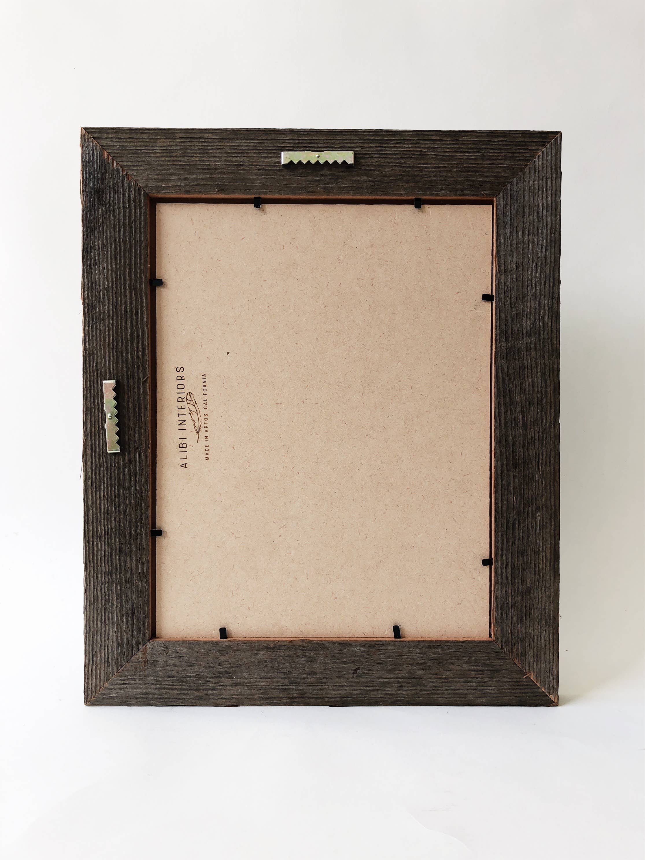 Alibi Interiors - Wholesale Picture Frame - Reclaimed Wood Picture Frame 8x10 Wide Frame2