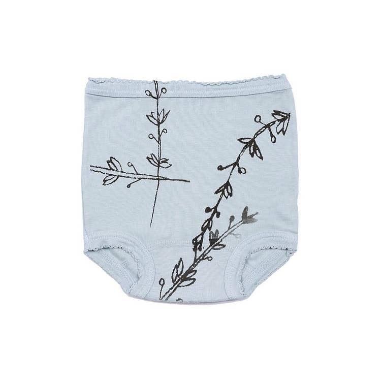 REMOVED BRAND - Wholesale Underwear/Diaper Cover - Baby - Organic Bloomer - Plant Vine Print0