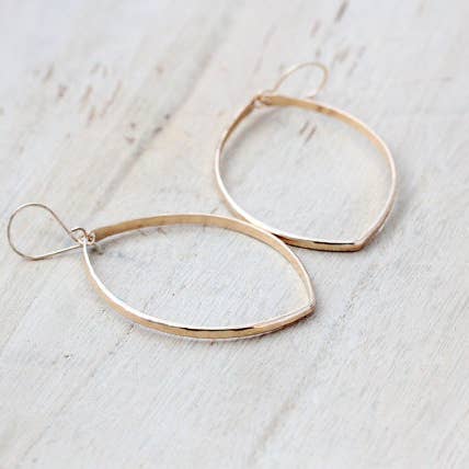 Saressa Designs - Wholesale Hoop Earrings - XL Marquis Hoops3