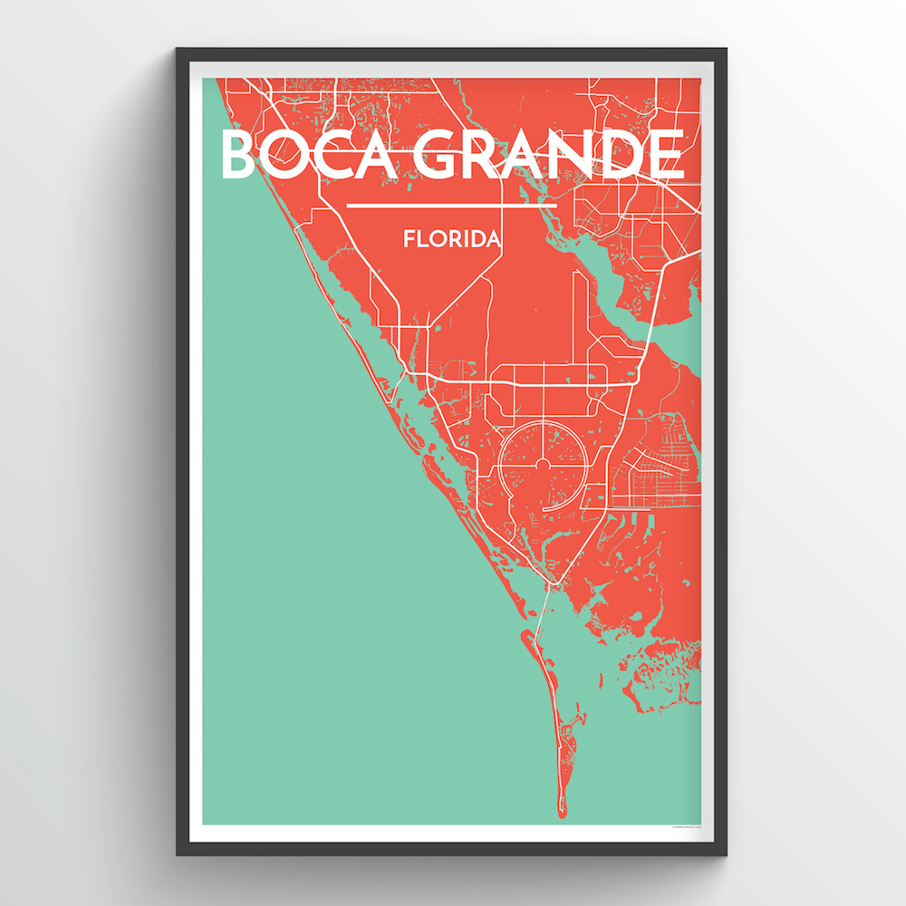 Sienna Boca Grande City Map for wholesale on Faire0