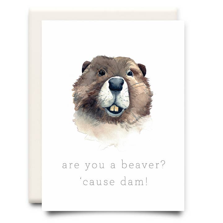 Cause Dam! | Love Greeting Card for wholesale by Inkwell Cards