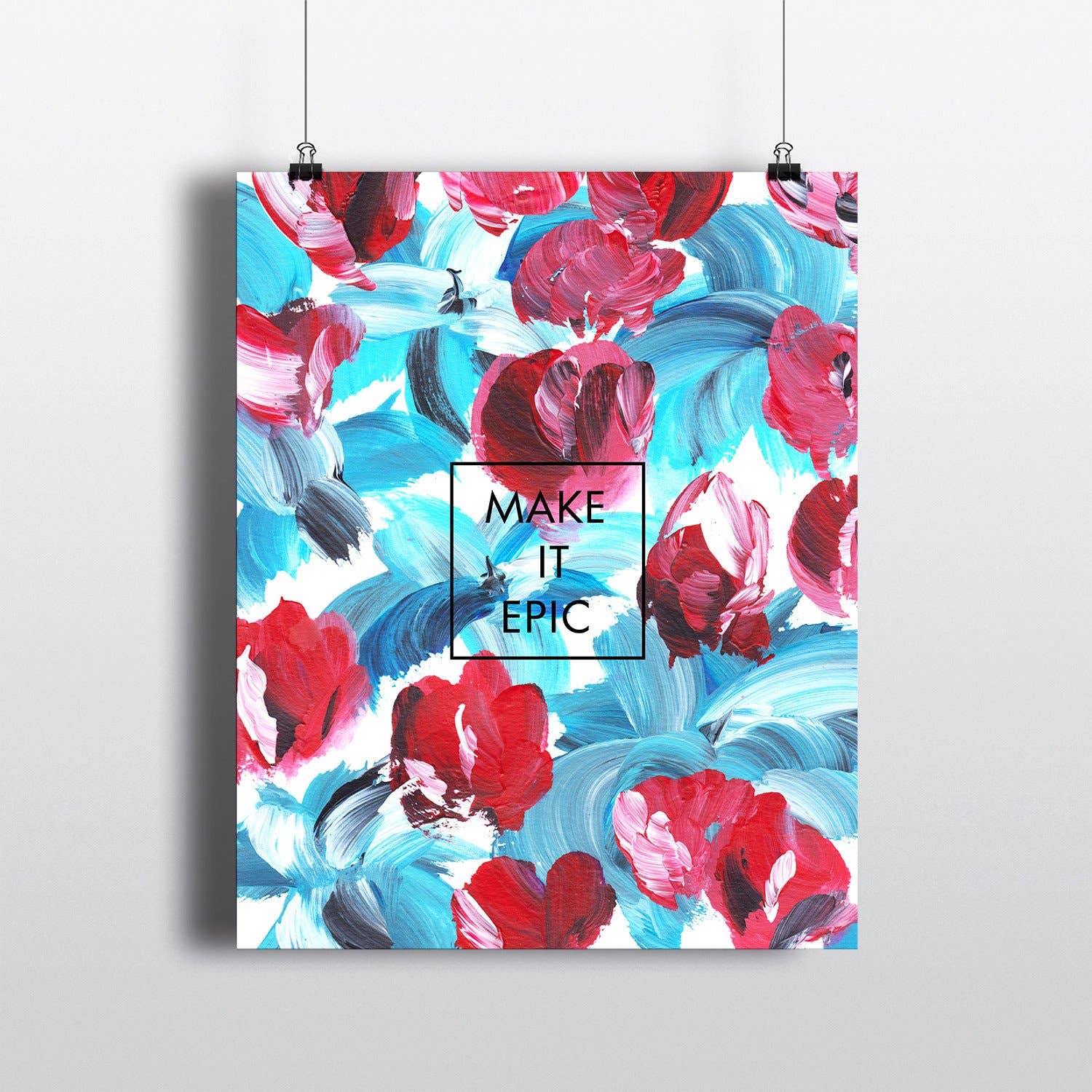 pixelimpress - Wholesale Art Print - Art Print Make It Epic Floral 0