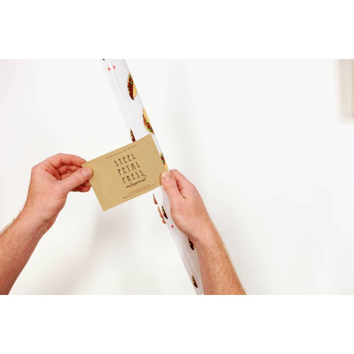 Steel Petal Press - Wholesale Wrapping Paper Roll - Taco Gift Wrapping Paper - Roll of 3 Sheets5