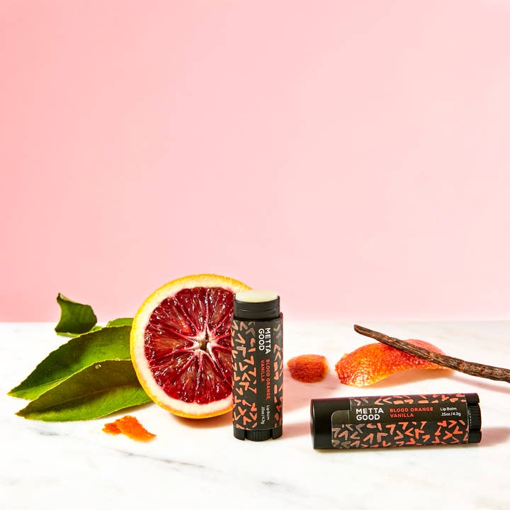 METTA GOOD - Wholesale Lip Balm - Blood Orange Vanilla Lip Balm0