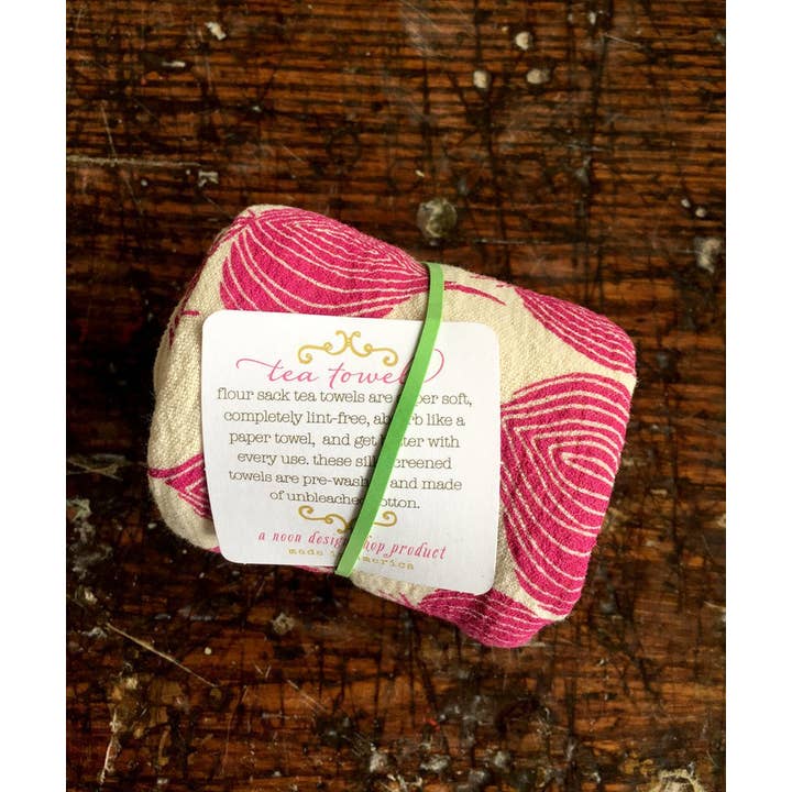 noon designs - Wholesale Tea towel - Red Onion Tea Towel2