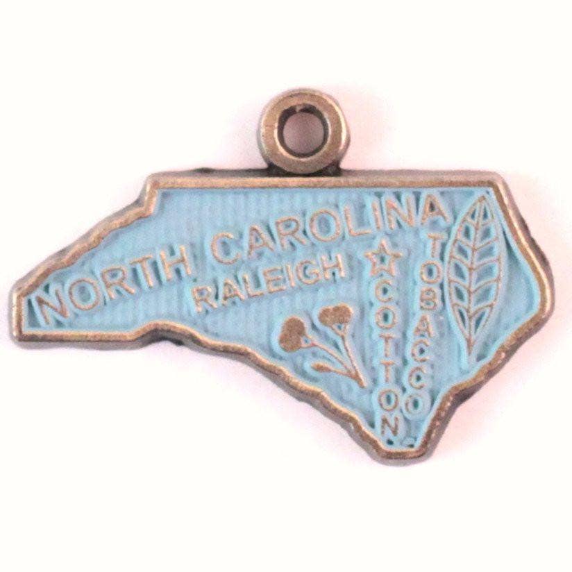 Gleeful Peacock - Wholesale Charm/Dangle Bracelet - North Carolina State Charm Bracelet, Necklace, or Charm Only0