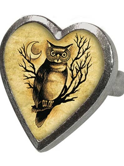 Anillo Corazón de Búho para venta al por mayor de Classic Hardware