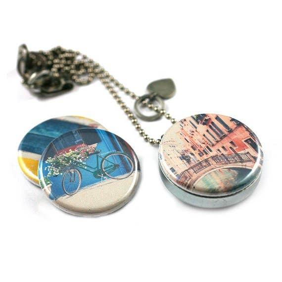 Venice Italy Photography Locket Necklace for wholesale by Polarity