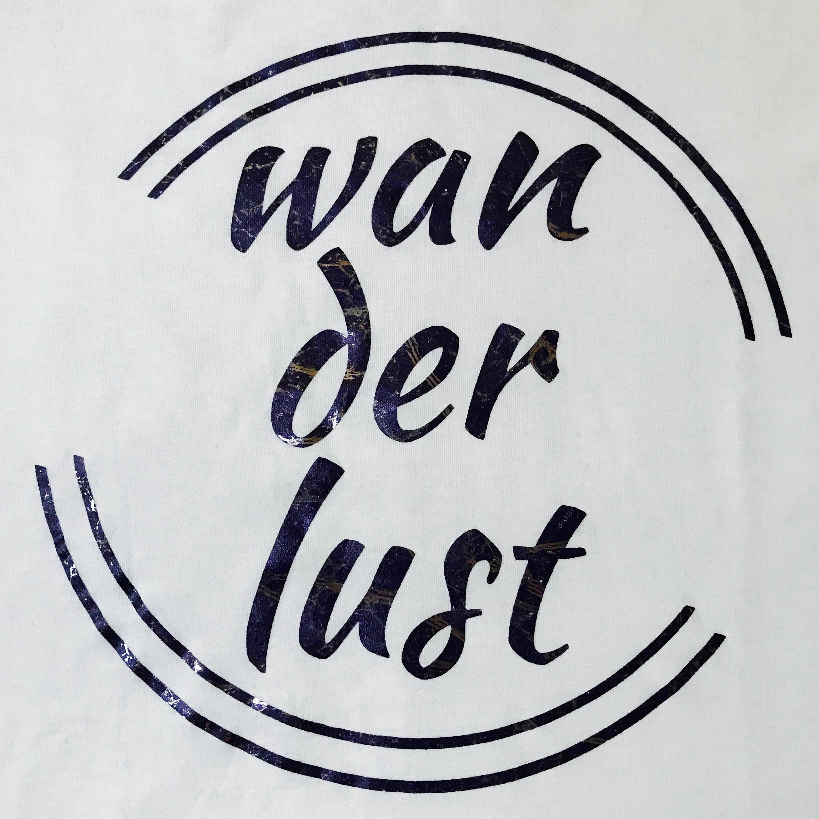 Around Eco - Wholesale Screen Printed T-Shirt - Unisex - White Wanderlust1