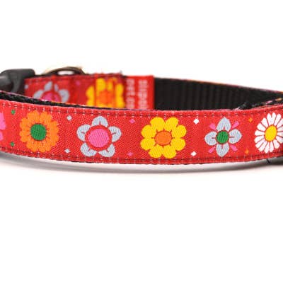 six point pet - Wholesale Pet Collar - Cat - Daisy Chain-Red3