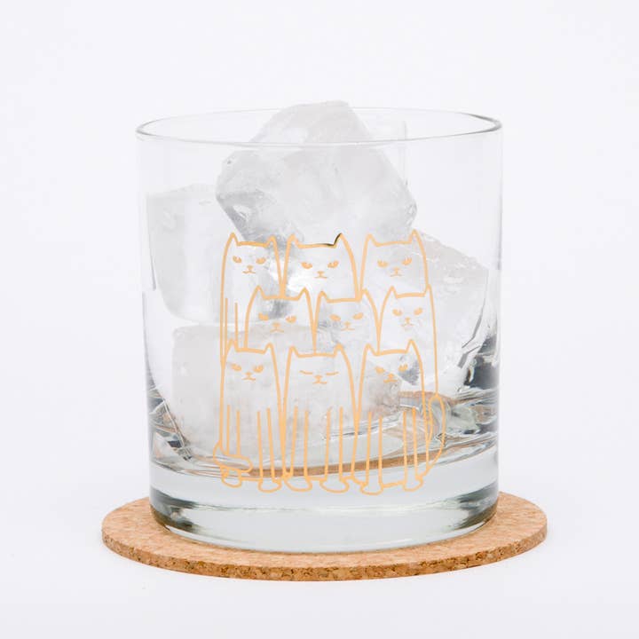 Counter Couture - Wholesale Cocktail/Liquor Glass - Cat Rocks Glass | Whiskey Glass | Cocktail Glass2
