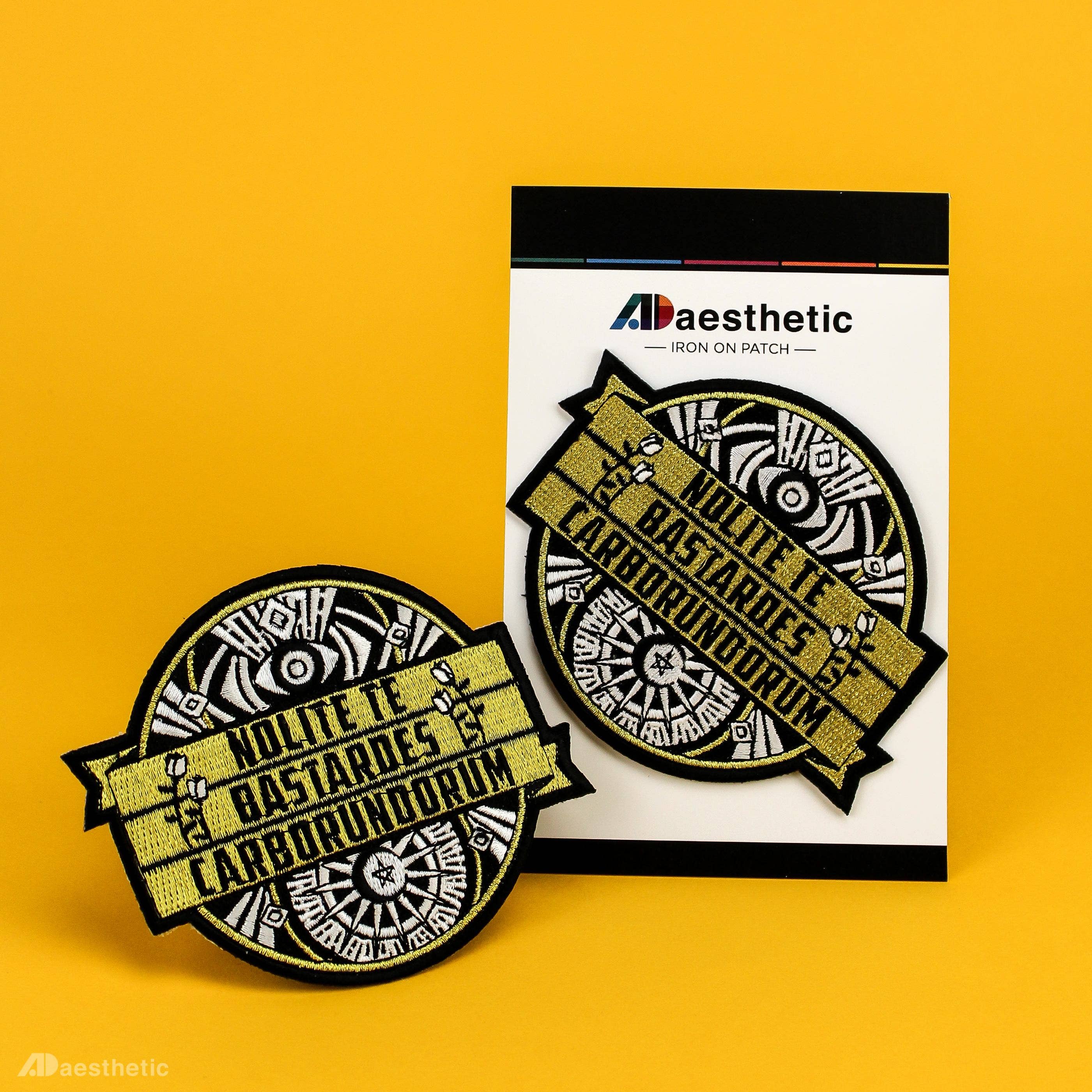 AD Aesthetic - Wholesale Patch - Te Bastardes Iron On Patch4