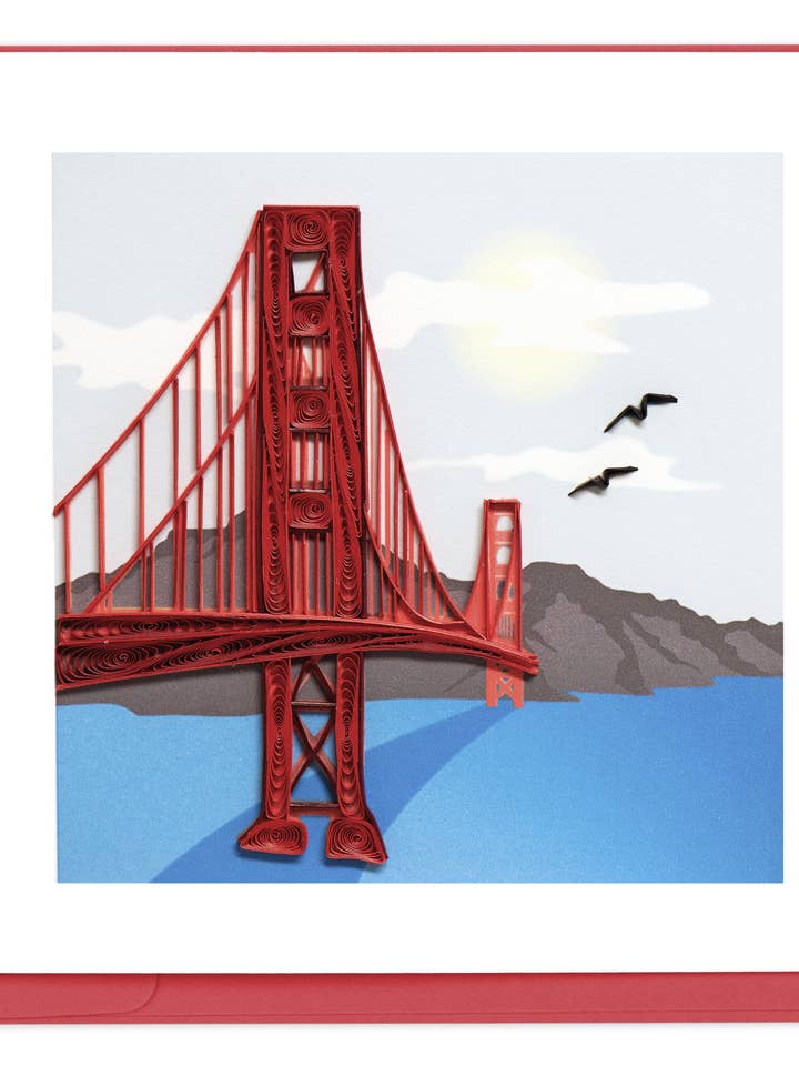 Golden Gate Bridge for wholesale by Quilling Card
