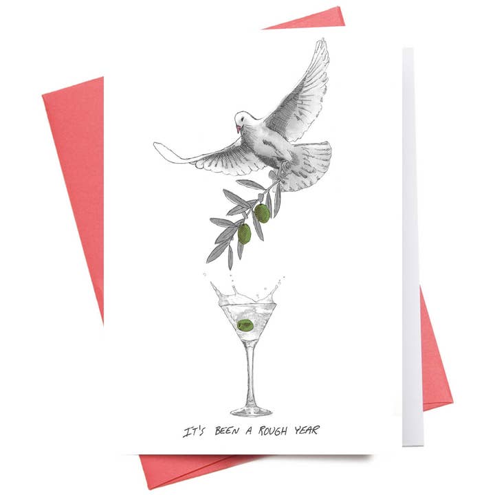 It's Been a Rough Year | New Years Greeting Card for wholesale by Inkwell Cards