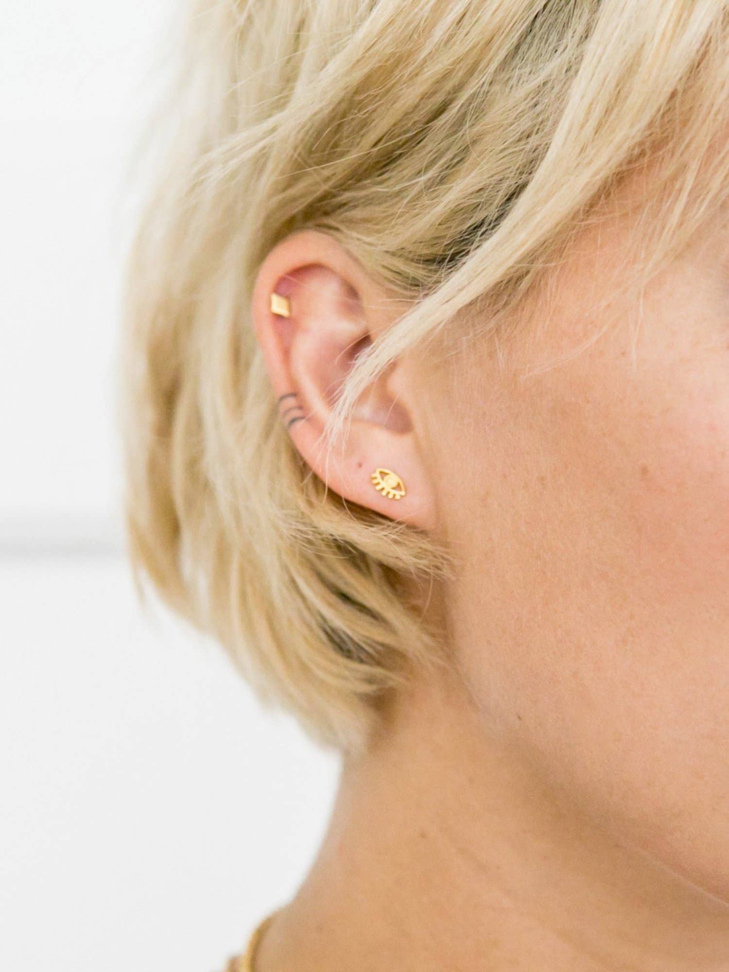 Katie Dean - Wholesale Stud/Post Earrings - Evil Eye Studs2