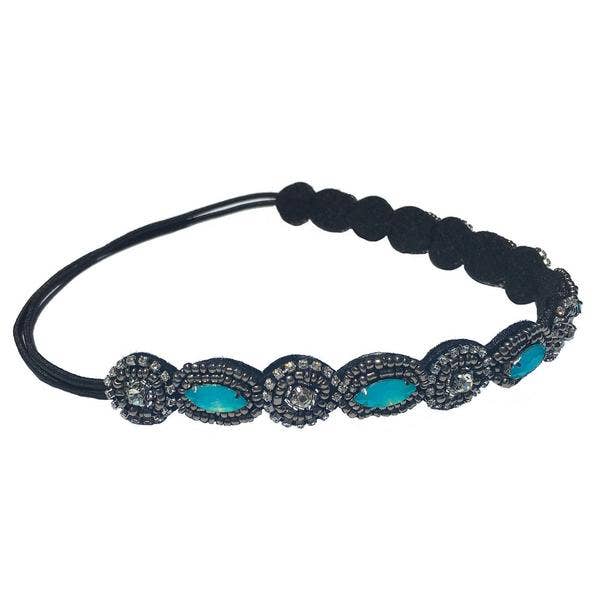 Headbands of Hope | One Purchased One Donated - Wholesale Fashion Headband - Women's - Adjustable Headband - Teal Lush1