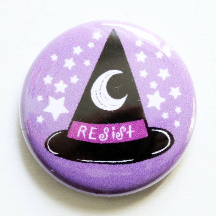 Midge Blitz – Engroshandel Reversnål/knap – Modstand til hekse en tommer knap0