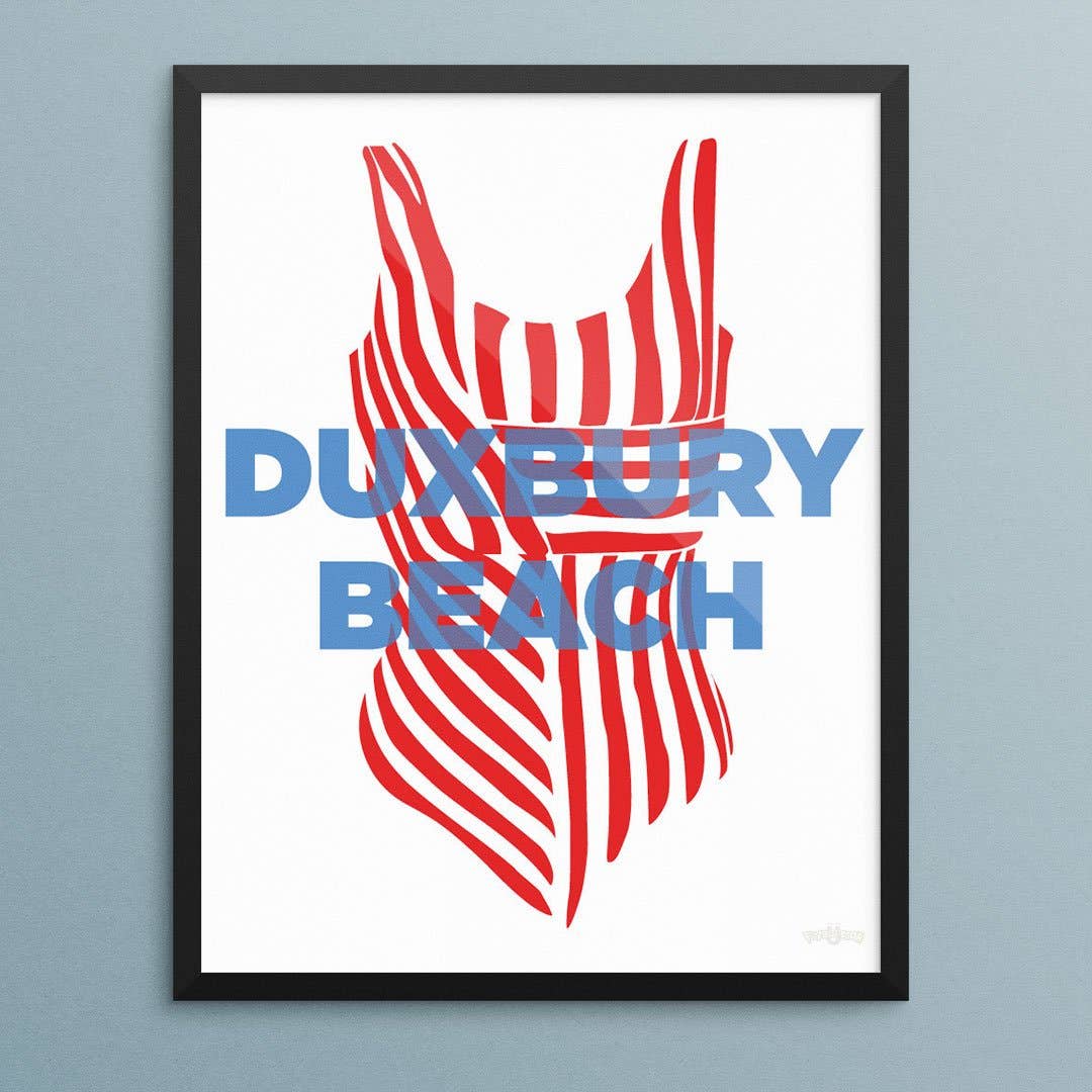 Fridgedoor - Wholesale Everyday Greeting Card - 5'' x 7'' Duxbury Beach Bathing Suit Greeting Card0